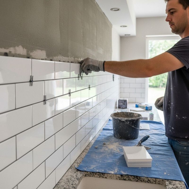 Subway Tile Installation detail